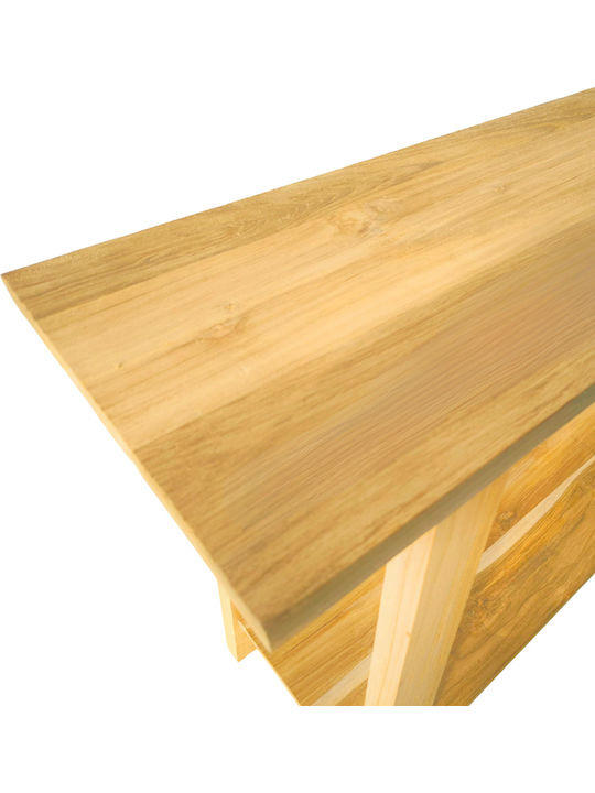 Decoza Consolă din Lemn Masiv Natural Shade L140xL40xH80buc