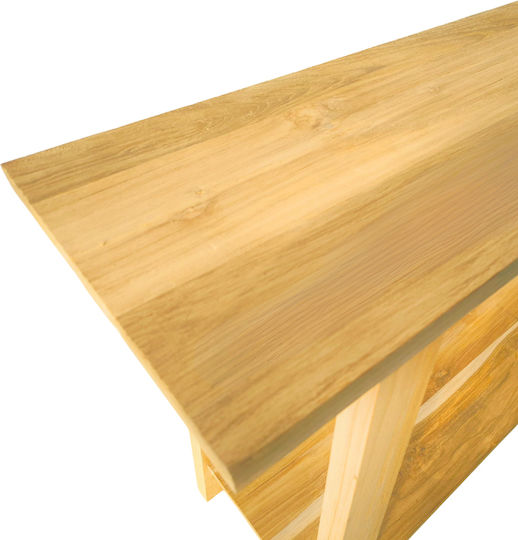 Decoza Solid Wood Console Table Natural Shade L140xW40xH80cm