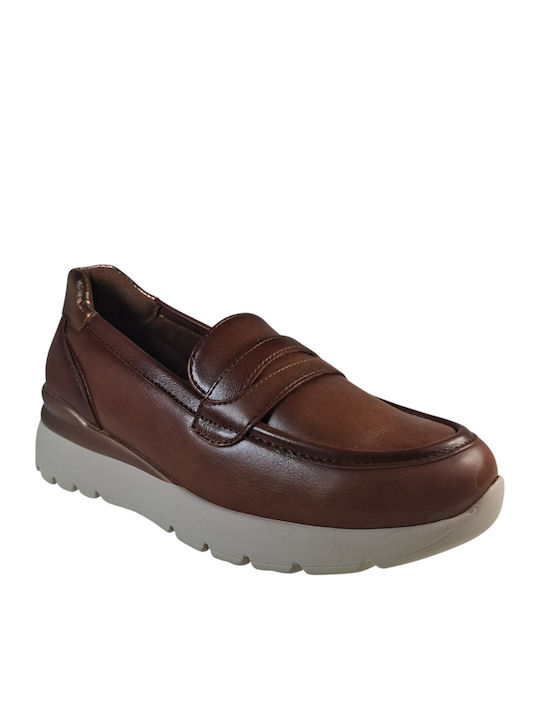 Women's Moccasins in Brown Color