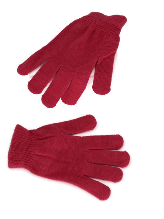 Rosa Gestrickt Handschuhe