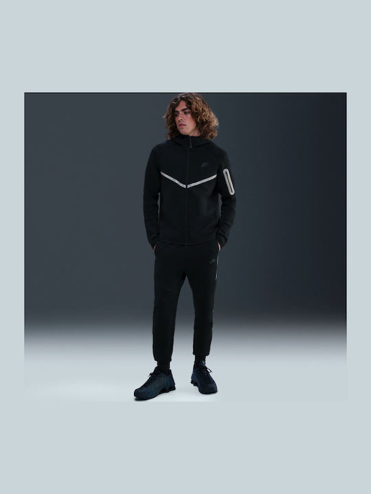 Tech Fleece Black Sweatpants With Elastic