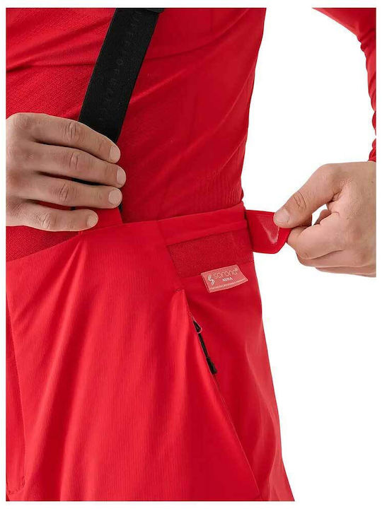 4F 4FWAW25TFTRM1086-62S Men's Trousers for Ski & Snowboard Red
