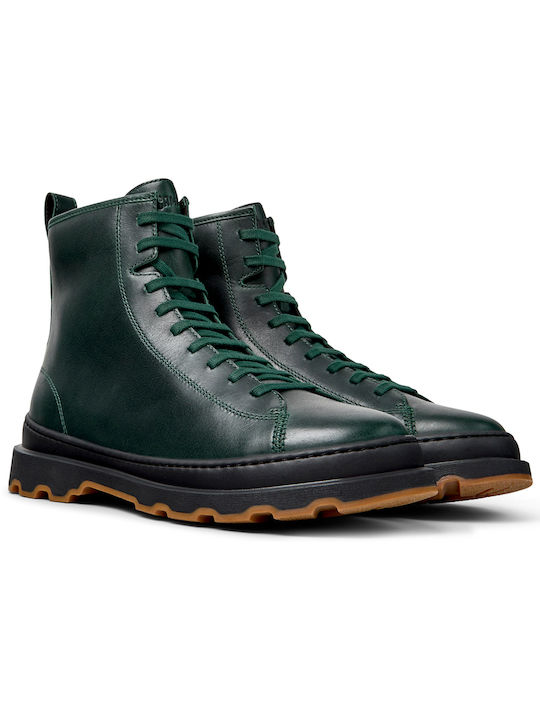 Brutus+ Leather Green Men's Boots Anatomical