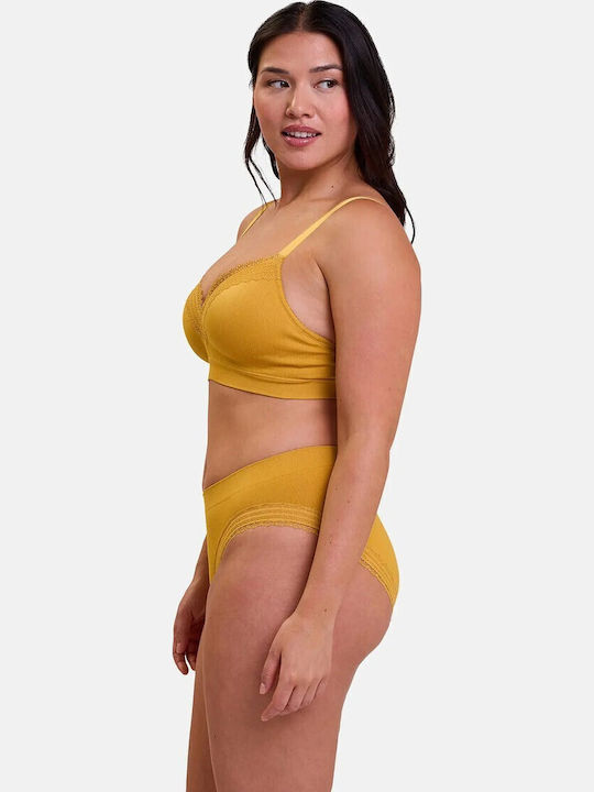 Jaune De Chine, Mustard Σουτιέν mit Bügel