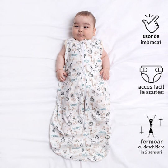 Kidizi Vara Sac de dormit 0.5 tog Giraffe Safari