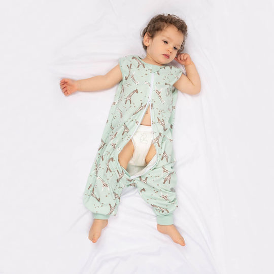 Kidizi Summer Sleeping Bag 0.5 Tog Green