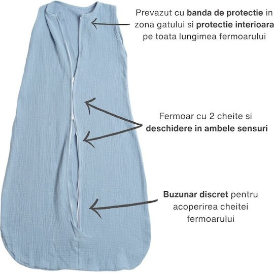 Kidizi Vara Sac de dormit 0.3 tog Jeans
