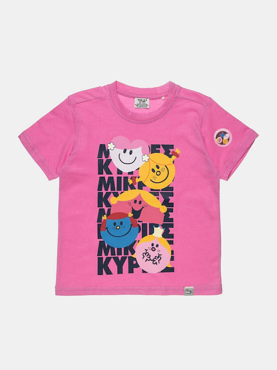Kinder-T-Shirt Rosa Kleine Damen