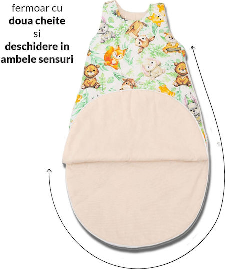 Kidizi De primăvară Sac de dormit 1 tog In The Leaves