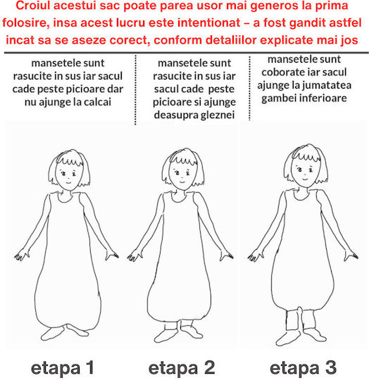 Kidizi Sac De Dormit Pentru Bebeluşi De Vară Gri