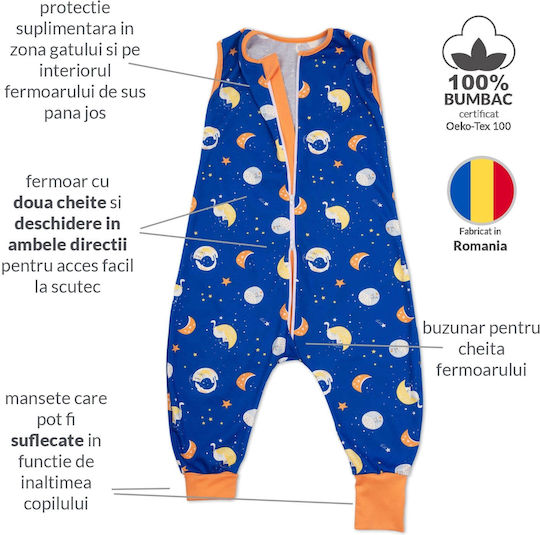 Kidizi Vara Sac de dormit 0.5 tog Albastru