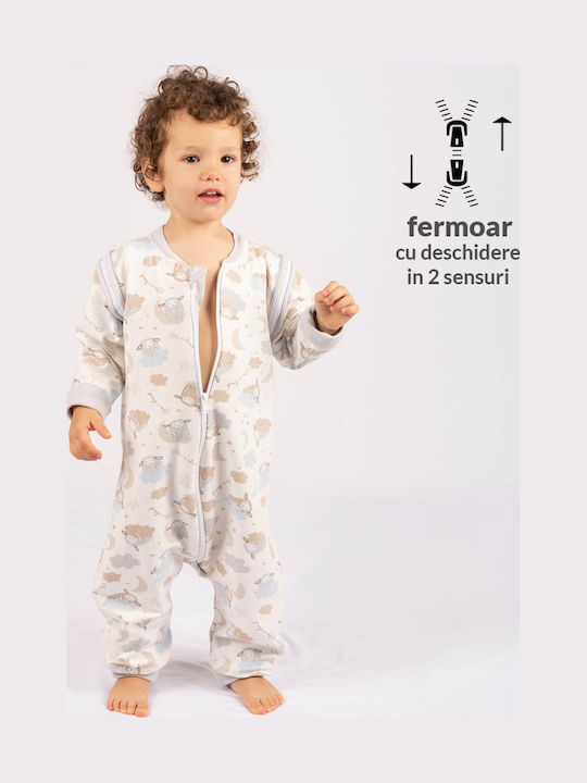 Kidizi De primăvară Sac de dormit 1 tog Pastel cu mâneci detașabile
