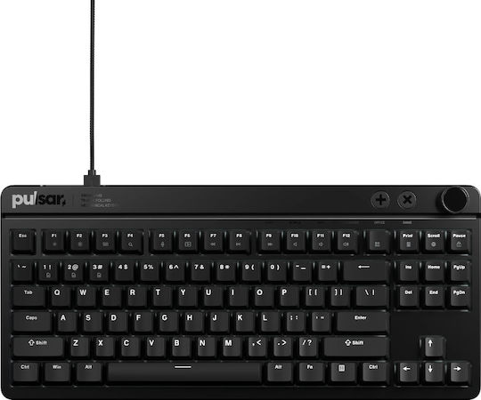 Pulsar Gaming Mechanical Keyboard Tenkeyless with Cherry MX2A Red switches and RGB lighting (English US)