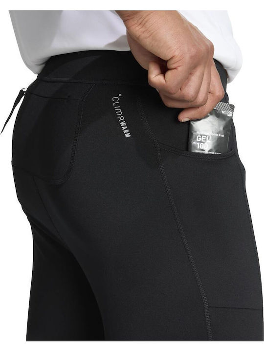 adidas Own The Run Men's Sports Short Leggings Black