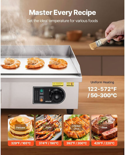 Vevor Θερμαντική Επιφάνεια για Μπουφέ με Ισχύ 3200W