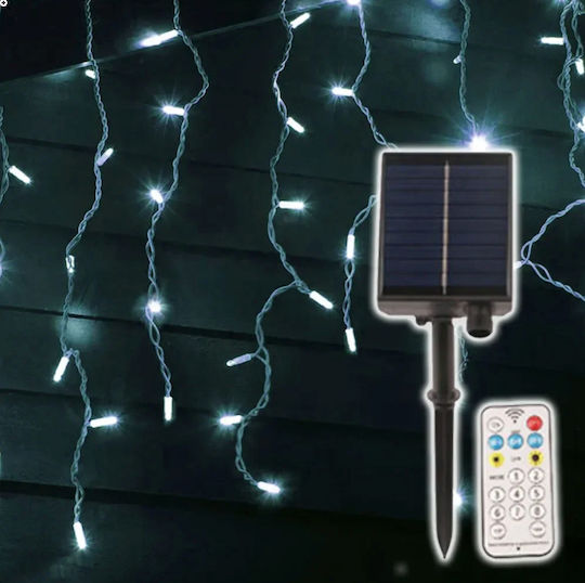 380 Lights LED 30m. x 1000cm Cold White Solar type Rain 1pcs
