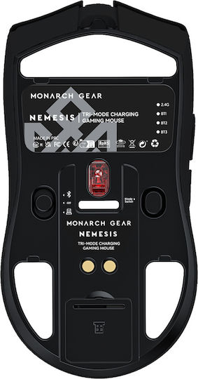 Monarch Gear Nemesis Ασύρματο Gaming Ποντίκι 24000 DPI Μαύρο