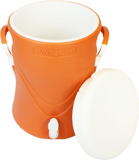 Pinnacle Platino Stainless Steel Container with Faucet Thermos Bottle 12L Orange