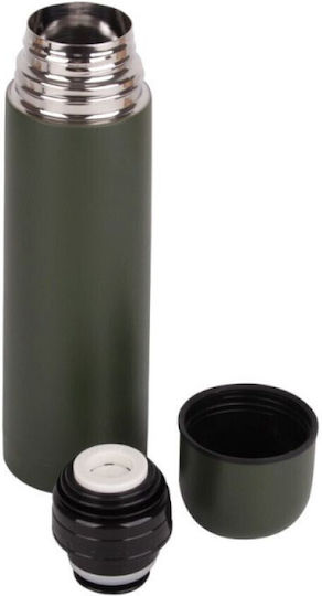 Mil-Tec Glass Thermos Stainless Steel 500ml Olive