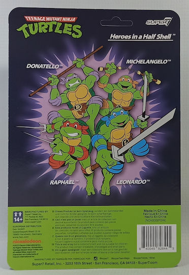 Super7 Teenage Mutant Ninja Turtles Raphael Figură De Acțiune 10 Cm