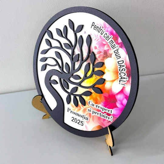 Wooden Decoration Teacher Message " Best Teacher" 24 Cm