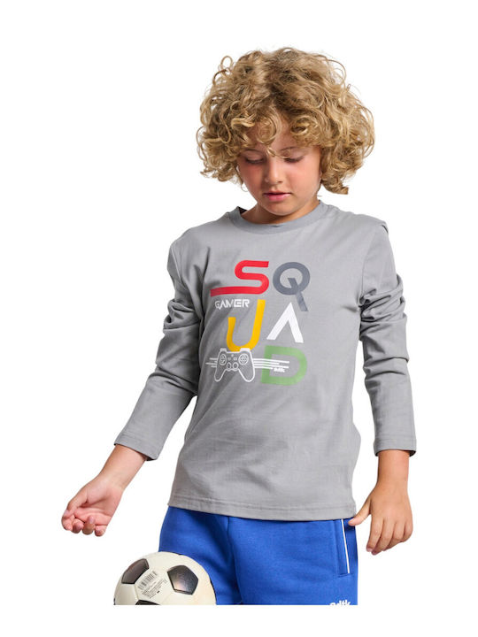 Kids' Shirt Long Sleeve Steel