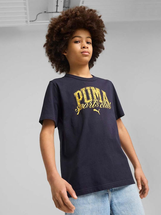 Kids' T-shirt Dark Blue Graphic