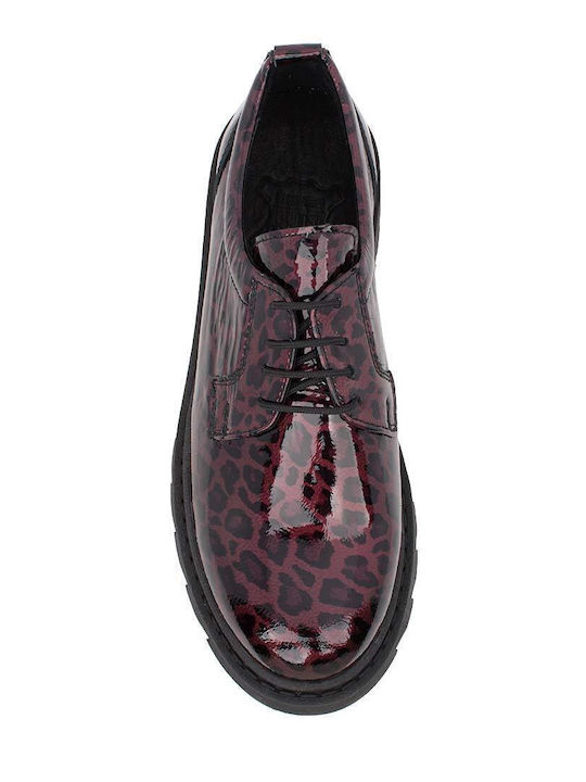 Γυναικεία Oxfords σε Μπορντό Χρώμα