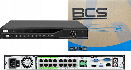 BCS BCS-L-NVR1602-A-4KE-16P(2) Καταγραφικό DVR
