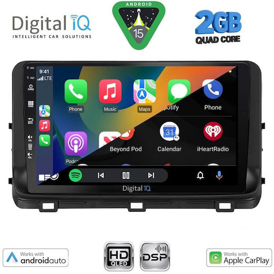 Digital IQ Ηχοσύστημα Αυτοκινήτου για Kia Ceed / XCeed 2018-2022 (Bluetooth/USB/AUX/WiFi/GPS/Apple-Carplay/Android-Auto) με Οθόνη Αφής 10"