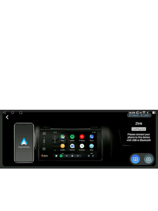 Digital IQ Car Audio System for BMW X5 (E70) / X6 (E71) 2009-2013 (Bluetooth/USB/AUX/WiFi/GPS/Apple-Carplay/Android-Auto) with Touch Screen 10.25"