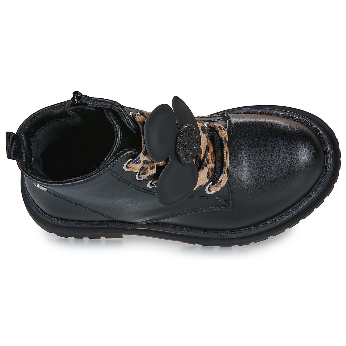 GIOSEPPO Mädchen Kinloss Bootsschuh – Mauve, Mit Einhorn & Regenbogen, Gummistiefel Wasserdicht