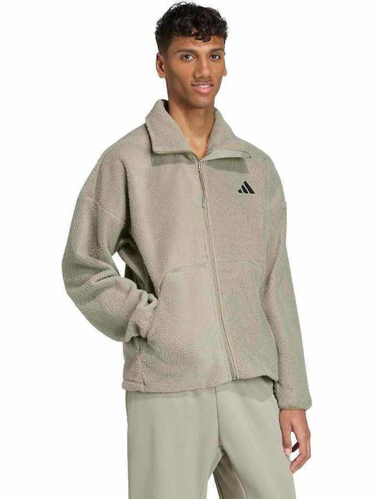 Men's Fleece Jacket Khaki