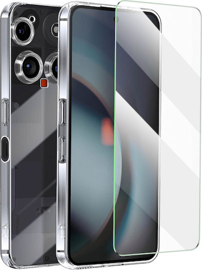 Mayaxess Pachet De Protecție 2-în-1 Carcasă + Tempered Glass Nothing Phone 3 Sienna
