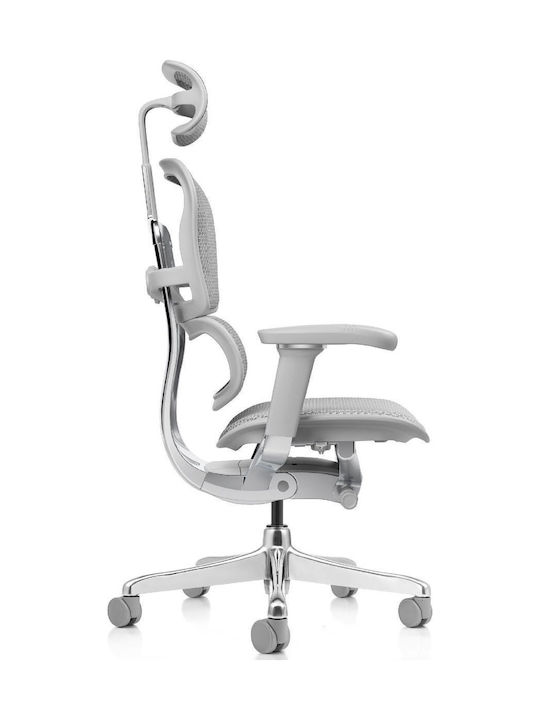 Ergohuman 2 Elite Plus Καρέκλα Γραφείου με Ρυθμιζόμενα Μπράτσα Γκρι