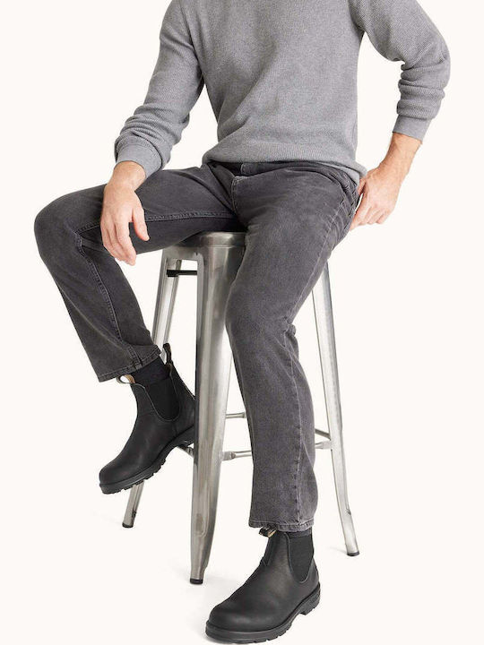 Classic 558 Leather Black Chelsea Boots