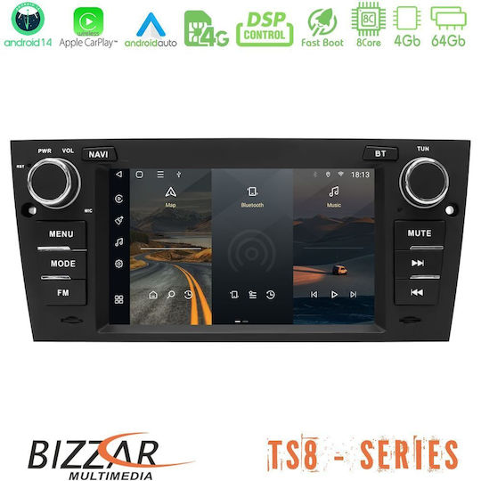 Bizzar Ηχοσύστημα Αυτοκινήτου για BMW X5 / X5 (E53) / E39 Land Rover Range Rover 2002 – 2005 (Bluetooth/USB/WiFi/GPS/Apple-Carplay/Android-Auto) με Οθόνη Αφής 7"