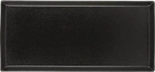 Revol Equinoxe Πιάτο Ρηχό Ορθογώνιο Μαύρο 32.5x15cm