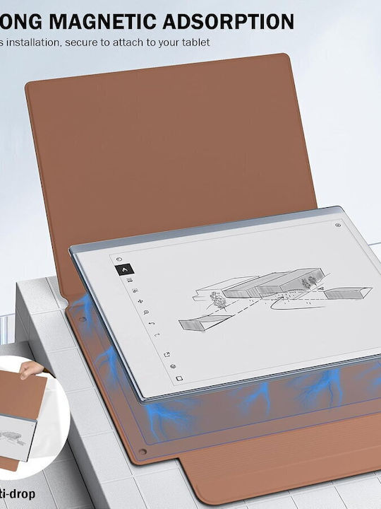 Moko Moko Buch Faltbare Hülle Remarkable 2 10,3" Magnetisch Braune