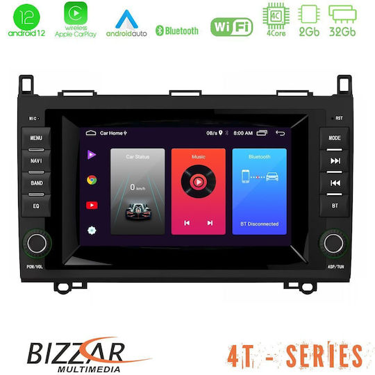 Bizzar Автомобилна Аудио Система (Блутут/USB/WiFi/GPS/Apple-Carplay/Android-Auto) с Тъчскрийн 7"
