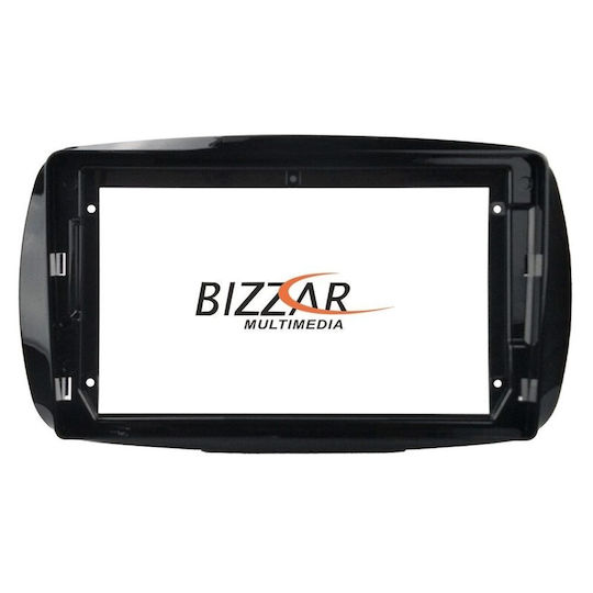 Bizzar Auto-Audiosystem für Smart FürZwei / FürVier 2015 (Bluetooth/USB/WiFi/GPS/Apple-Carplay/Android-Auto) mit Touchscreen 9"