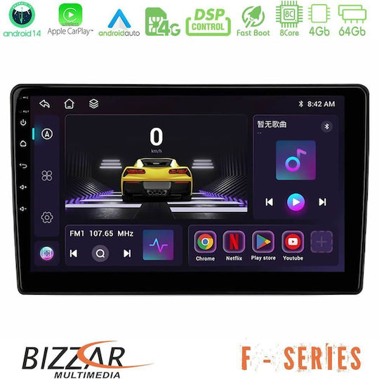 Bizzar Car Audio System for BMW E39 / X5 (E53) 2002 2005 (Bluetooth/USB/WiFi/GPS/Apple-Carplay/Android-Auto) with Touch Screen 9"