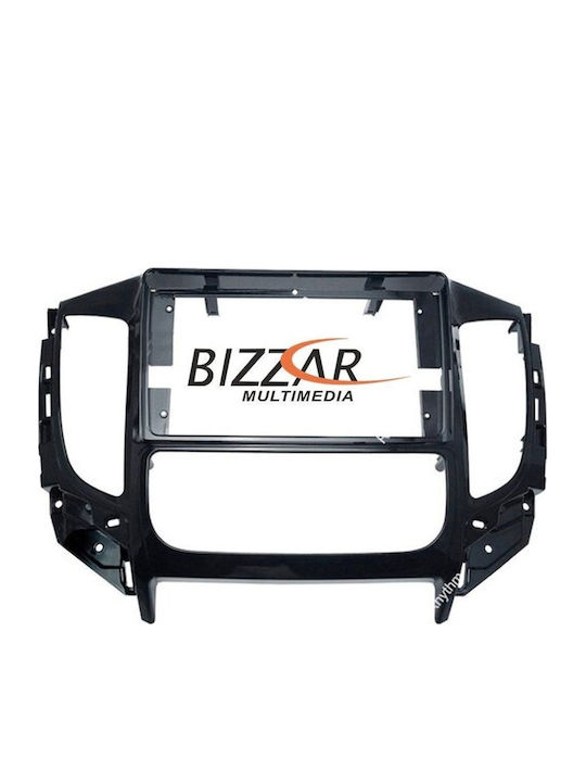 Bizzar Auto-Audiosystem für Fiat Vollrück Mitsubishi L200 2016 mit A/C (Bluetooth/USB/WiFi/GPS/Apple-Carplay/Android-Auto) mit Touchscreen 9"