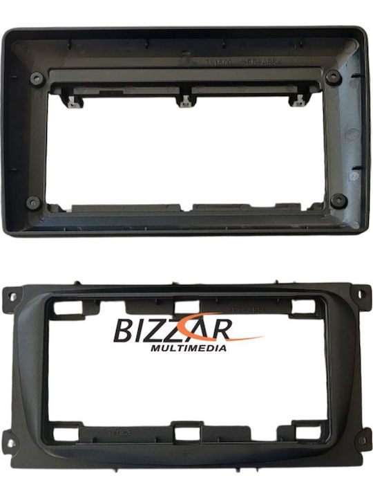 Bizzar Car Audio System for Ford Mondeo / Focus / S-Max / Galaxy 2007-2014 (Bluetooth/USB/WiFi/GPS/Apple-Carplay/Android-Auto/CD) with Touch Screen 9"