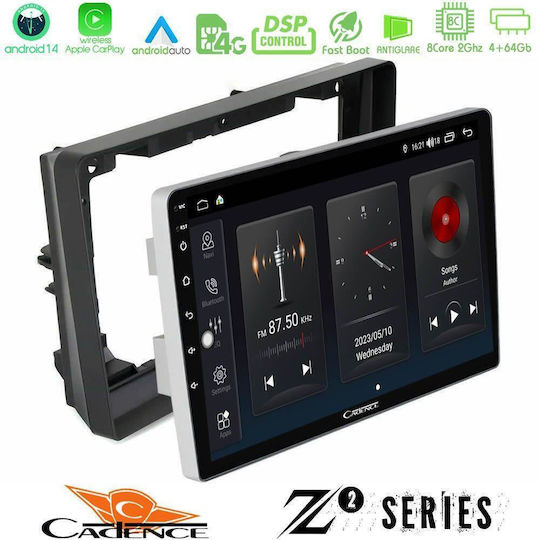 Cadence Car Audio System for Peugeot 308 2013-2020 Bluetooth USB Wi-Fi GPS Apple CarPlay Android Auto with 9 Inch Touch Screen