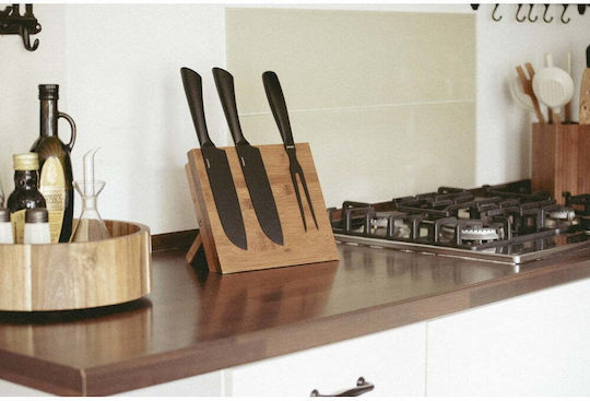 Wenko Magnetic Cuțite Stand Bambus