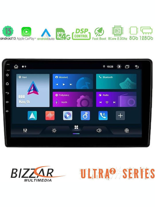 Bizzar Автомобилна Аудио Система (Блутут/USB/WiFi/GPS/Apple-Carplay/Android-Auto) с Тъчскрийн 9"