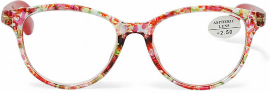 Optosquad Lesebrille +3.75 in Rot Farbe 24451