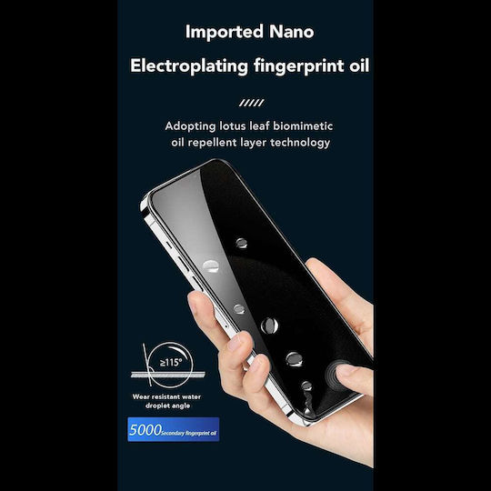 Anank 2.5D 360° Privacy Screen Protector iPhone 15 Black