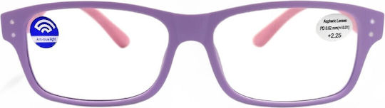 Optosquad Ochelari de citit +3.75 în culoarea Violet 2455-4
